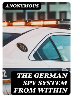 cover image of The German Spy System from Within